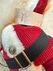 2008 Woof   Poof 24  Santa Claus Handmade Christmas Plush With Tag And Music Box