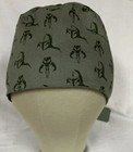 Men women Surgical Scrub Cap Lined Sw  100  Cotton