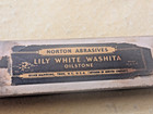 Washita Oilstone - Norton Lily White Sharpening Stone - Abrasive 3 5 