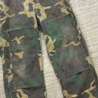 Vtg Liberty Double Knee Woodland Camo Overall Bib 32 Green Canvas 32x28 80s 90s