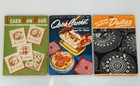 Lot Of 3 Antique Crochet Books  Learn How To  Quick Crochet    Favorite Doilies