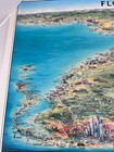 Unique Media Laminated Poster Map Florida Artistic Illustration 27  X 18  2001