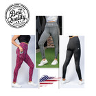 3 Pack Women   s Leggings W  Pockets     Yoga Pants For Workout  Running   Usa