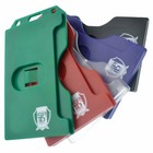 5 Pack - Specialist Id Multiple Card Badge Holder - Vertical Heavy Duty Plastic