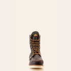 New  Thorogood Men s Dark Chocolate Waterproof Moc Steel Toe Lace Up Work Boot