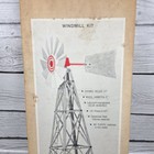Vintage Windmill Model Kit 17  Galvanized Steel 141 Piece New