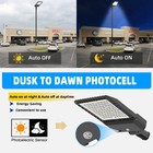 300w Dusk Till Dawn Led Parking Lot Light Commercial Led Shoebox Light Photocell