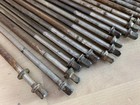Leedy Wfl Lot Of 23x 10 25  Tension Rod Parts Marching Snare Drum Nickel 40s Vtg