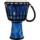 Lp World Rope-tuned Circle Djembe  7 In  Blue Marble