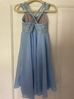 Girls Dance Costume - Blue Dress   size 6