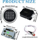 Gun Safe Replacement Lock Electric Keypad Safe Lock Swingbolt For Home  Office