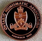 2000 Canada Ontario Numismatic Assoc  Toronto Convention Medal