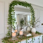 12 Pack Artificial Ivy Garland 84ft Fake Hanging Vines Green Leaves Home Decor