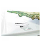 Hubbard Scientific 3d Montana Satellite Mt2617 Map  25  X 17  - Unframed