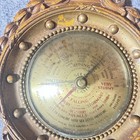 Vtg 1940 Selsi Bullseye Eagle Convex Round Barometer Weather Forecast England