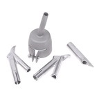 4pcs Hot Air Welding Torch Fittings Welding Nozzle Triangle Fixed Point Nozzle