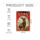 Vintage Stag Tobacco Tin Metal Signs Home D  cor Plaque Rustic Wall With English 