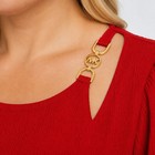Michael Kors Lacquer Red Short Sleeves Blouse