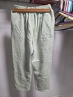Karen Scott Sport Petites S Green Fleece Pull-on Sweatpants Elastic Waist