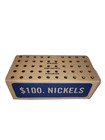 Box Of Nickels   100  50 Rolls Circulated Coins 20 year Old Collection Sealed