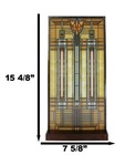 Frank Lloyd Wright Bradley House Skylight Stained Glass Wall Or Desktop Plaque
