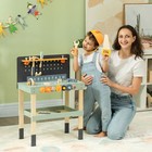 49 Piece Toddler Tool Bench Set Pretend Play Toy Workbench For Kids 3-6 Years
