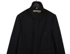 Original Burberry London Men Black Wool Jacket Coat Size S