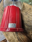 Vintage Jolly Good Industries Gumball Machine Red Metal Glass 