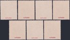 Straits Settlements 1945 Kgvi Malacca Revenues Set Mnh Reproduction Stamp Sv