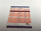 1999 Denver Broncos Nfl Football Pocket Schedule  unfolded 