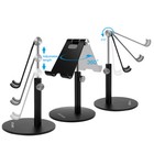 Adjustable Aluminum Tablet phone Stand Mount Holder Fr Ipad Iphone Samsung 4-13 