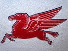 Vintage Mobil Mobilgas Flying Pegasus Horse Cookie Cutter 14  Metal Gas Oil Sign