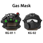 Military Moc Swat Gas Mask Police Helmet  Army Soldiers Building Blocks Toy Diy