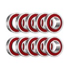 Xike 10 Pcs Flanged Ball Bearings Id 3 4  X 3 4 apos  apos x1-3 8 apos  apos  