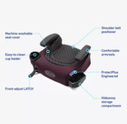 Graco Turbobooster Lx Backless Booster Seat With Affix Latch For Kids