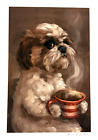 Alison Friend - Patsy Back To Black- Limited Dog Art Print