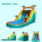 21x9x12ft Commercial Pvc Inflatable Water Slide Bounce House For Kids Party
