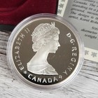 1885-1985 Canada Dollar  1 National Parks Moose  500 Silver Proof Coin Box Ogp
