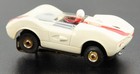 Vintage Aurora Tjet 1960s Mclaren Elva Ho Scale Slot Car White   Red Stripe