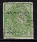 Venezuela  1871  Scott 036  Big Edges  Ii Setting  Used Courrier  Ebve011