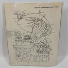 Vintage 1976 Stitchkins The Vendor Series  2908 Flower Liza Embroidery