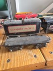 Antique 1930 s Marx O Scale Canadian Pacific Train Set With Tracks And 7 Cars