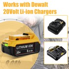Heat Gun Spray Gun For Dewalt 20v Max 8ah 9ah Lithium Ion Battery Dcb205 Dcb206