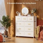 9-drawer Dresser For Bedroom     White Chest Of Drawers -lightning Deals