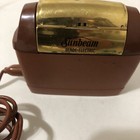 Vintage Sunbeam Shavemaster Golden Glide G Electric Shaver W  Case Complete