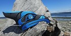 Northwest Coast First Nations Carved Stellers Jay Head Indigenous  Authentic Art