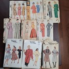 Lot Of 11 Vtg Women s Sewing Patns  Mccall s vogue  Simplicity 1950 s- 80 s c uc