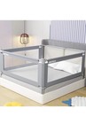 Bed Guard Rail For Toddlers - 3 Sides Safety Baby Bed Rail Guard With Reinforced
