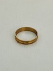 Solid 10k Yellow Gold Band Baby Child Ring