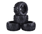 4pcs 1 8rc Monster Truck Wheels Tires For Hobao Hyper Mt Thunder Tiger E-mta Mt4